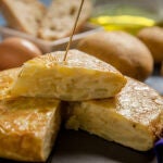 Un pincho de tortilla de patata