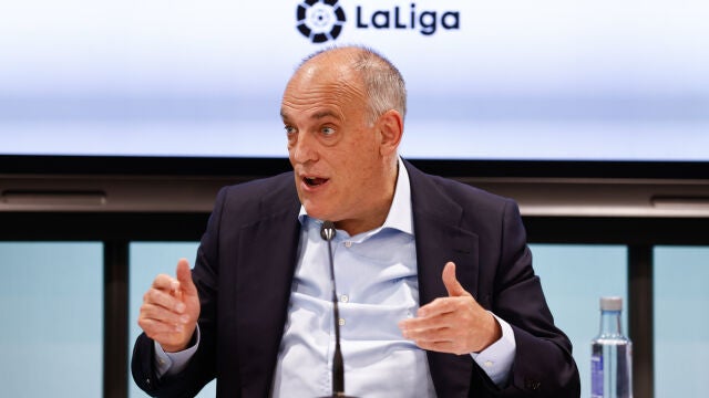 Javier Tebas press conference in Madrid
