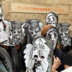 Apoyo masivo a la huelga de los trabajadores del museo Picasso de Málaga