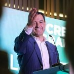 El presidente de la Junta de Andalucía, Juanma Moreno, en Granada