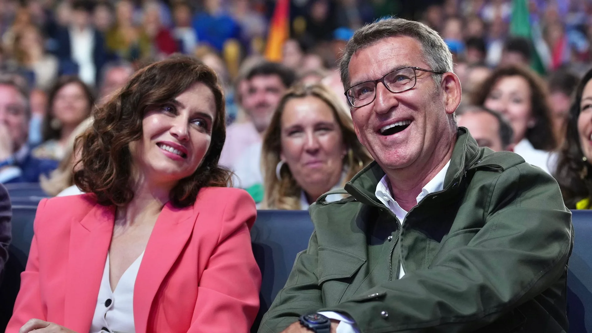 Isabel Díaz Ayuso y Alberto Núñez Feijóo