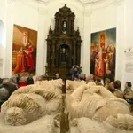 Sepulcro del Cid y doña Jimena en el monasterio de San Pedro de Cardeña