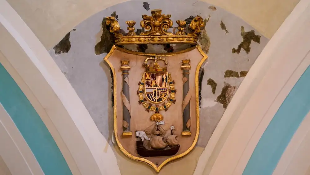 Detalle interior de la Iglesia del Carmen
