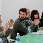 García-Fallardo durante su reunión con ganaderos salmantinos