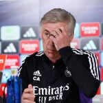 Carlo Ancelotti press conference - Real Madrid training day - La Liga Santander