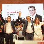 (I-D) Diana Morant, Carlos Fernández Bielsa, Ximo Puig Y Sandra Gómez
