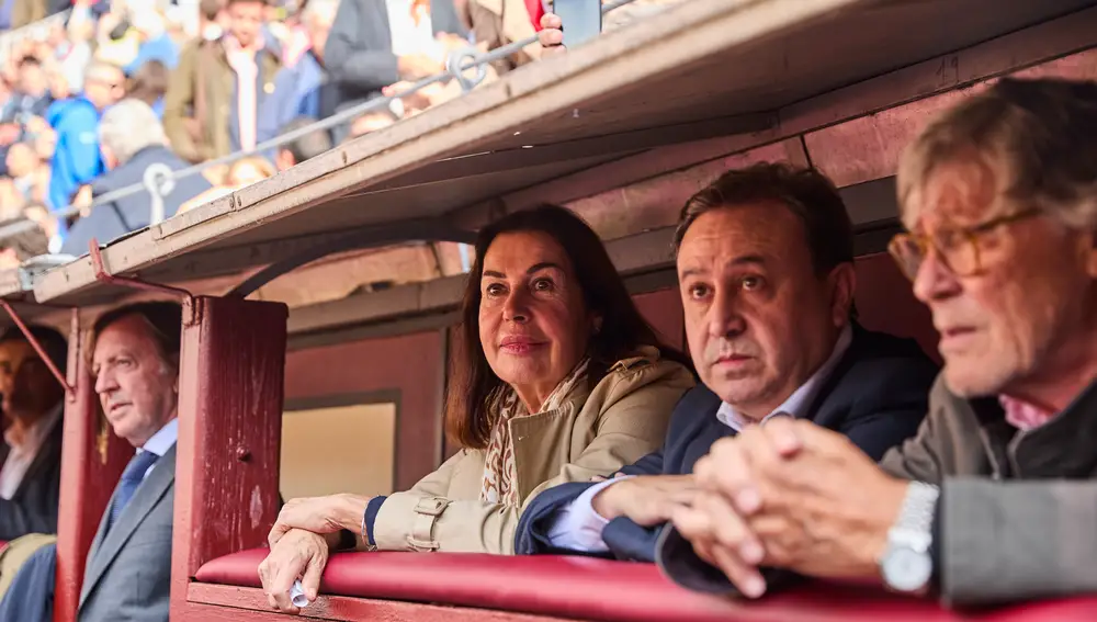 Carmen Martínez Bordiú en la feria de San Isidro, en las Ventas, Madrid