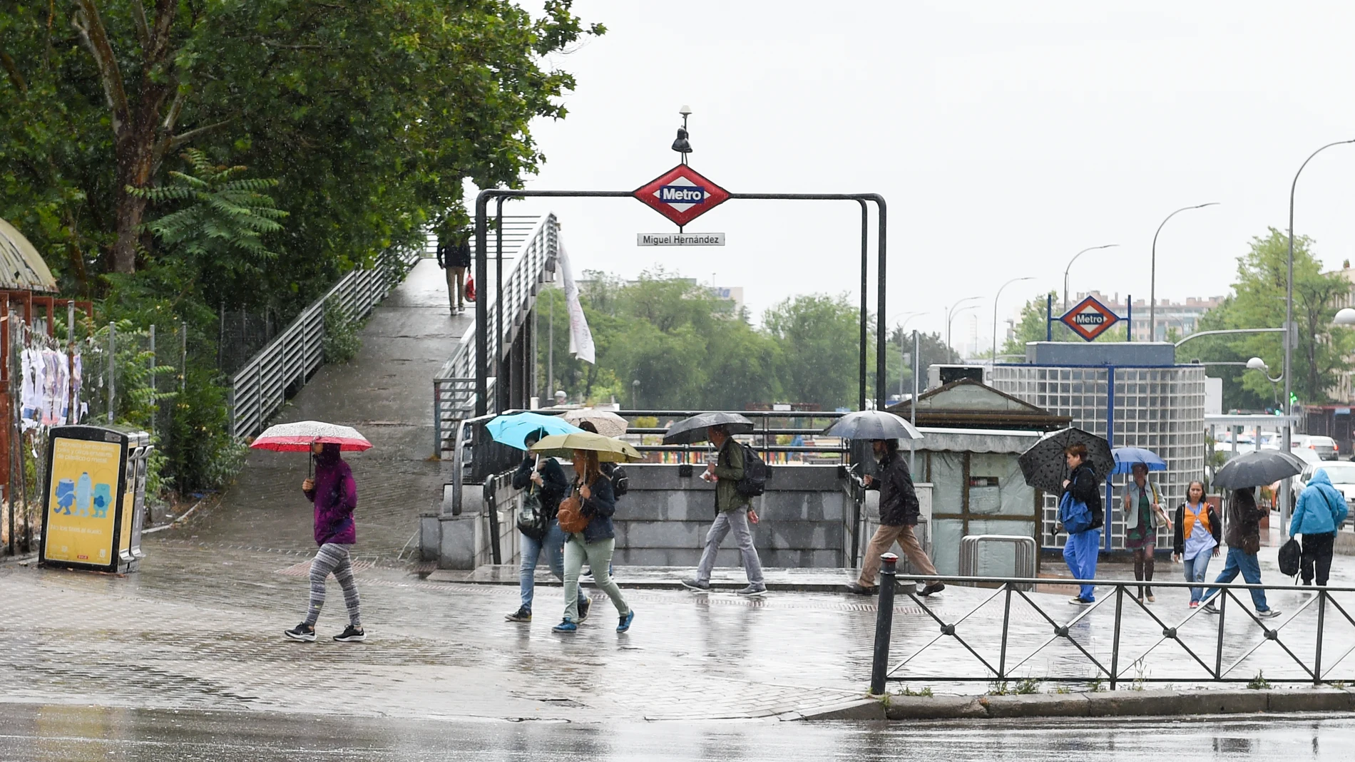 Lluvias en la Comunidad de Madrid