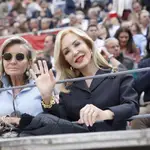 Carmen Lomana en los toros en Las Ventas