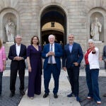 Los alcaldables de Barcelona posan para EFE en la jornada de reflexión