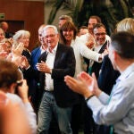 Xavier Trias celebra sus resultados electorales