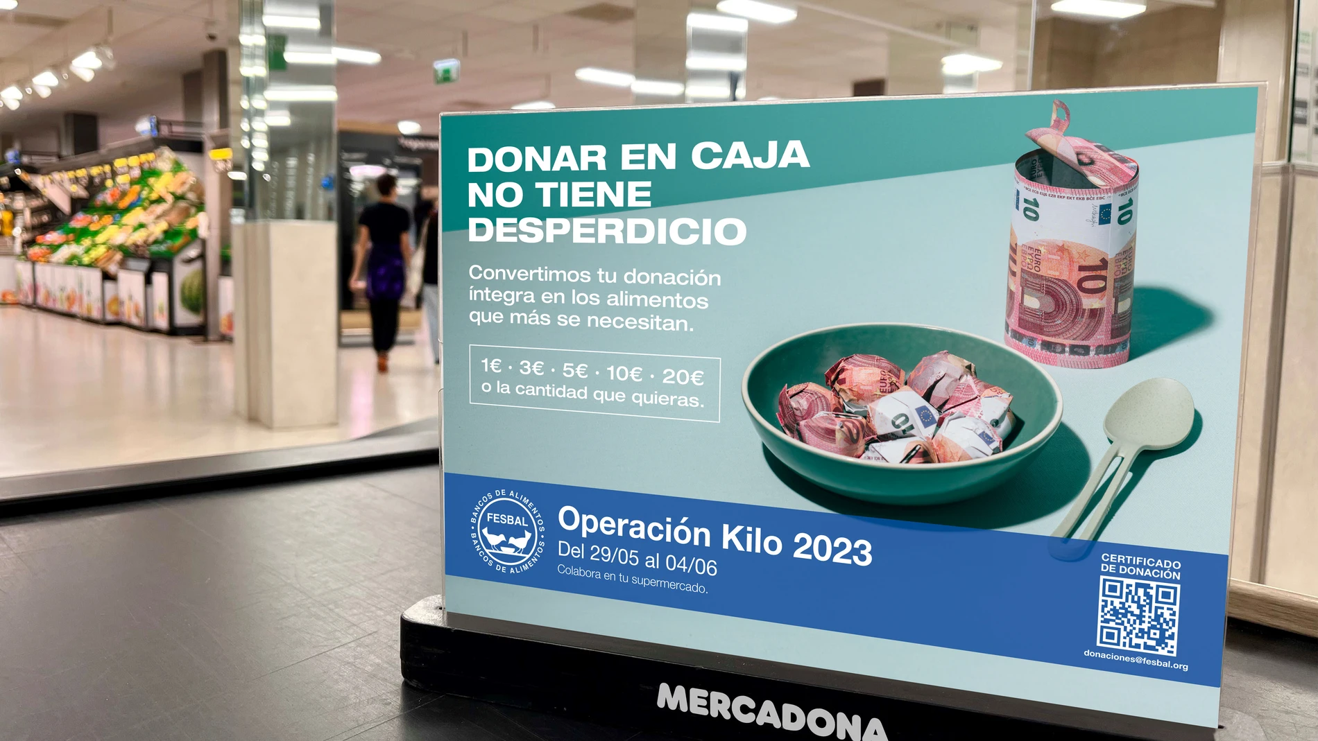 Mercadona participa en la Operación kilo 2023