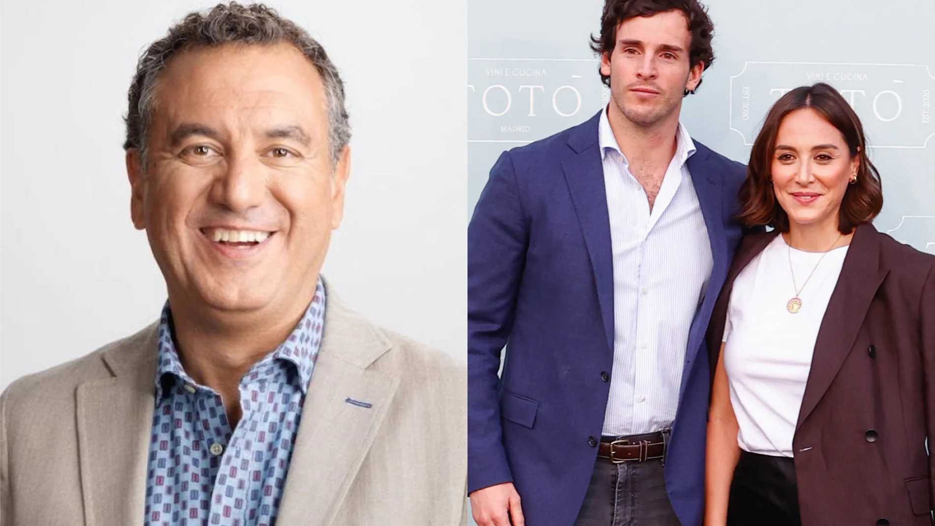Montaje de Roberto Brasero, Tamara Falcó e Íñigo Onieva