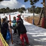 La estación ha abierto pese al cierre decretado por el Gobierno de Sánchez