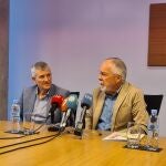 El presidente de Froet, Pedro Díaz y el secretario general, Manuel Pérezcarro 