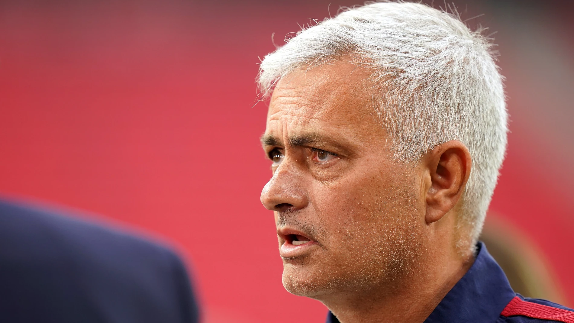 30 May 2023, Hungary, Budapest: Roma manager Jose Mourinho during a pitch walk at the Puskas Arena, ahead of the UEFA Europa League final soccer match against Sevilla. Photo: Adam Davy/PA Wire/dpa 30/05/2023 ONLY FOR USE IN SPAIN