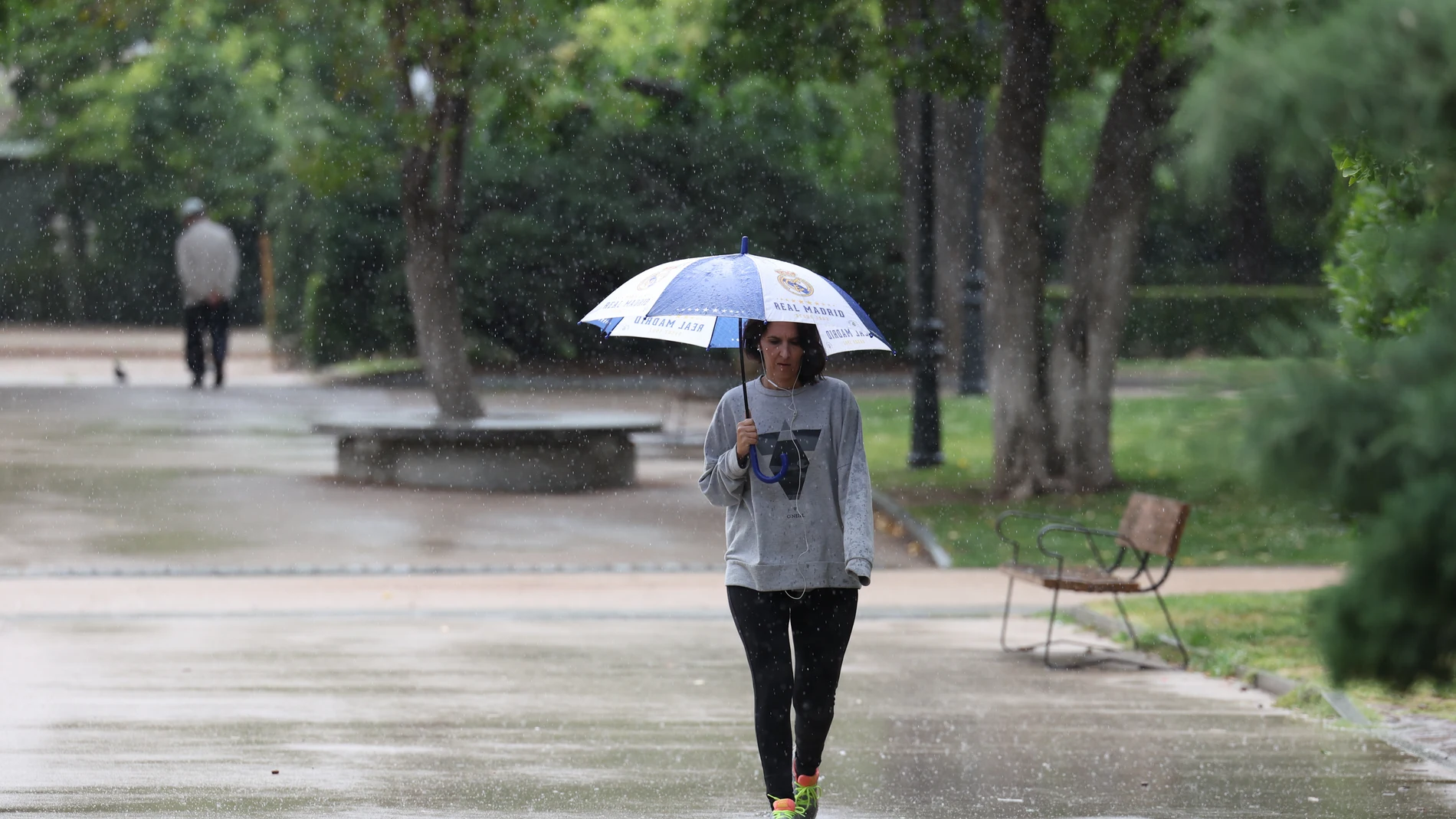 Lluvias y tormentas en Madrid