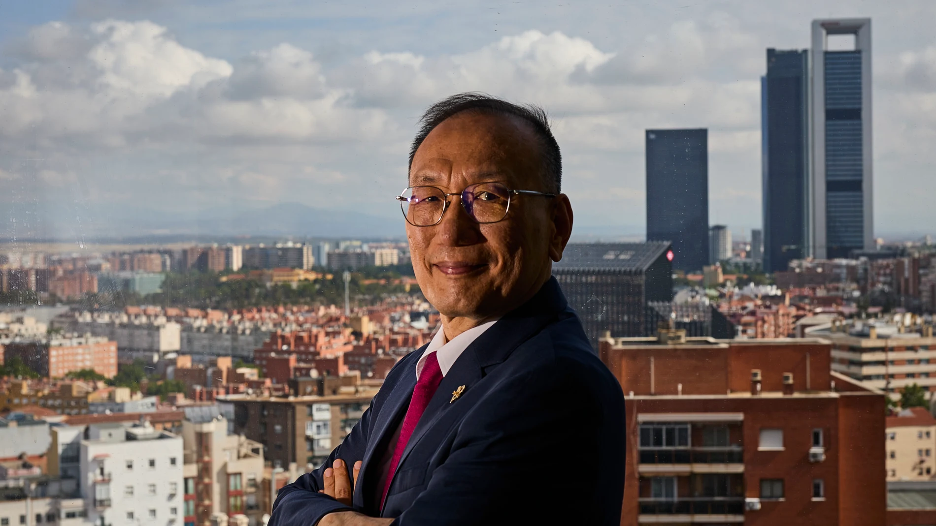 Entrevista con José María Liu, embajador y representante de la Oficina Económica y Cultural de Taipéi en España. © Alberto R. Roldán / Diario La Razón. 30 05 2023