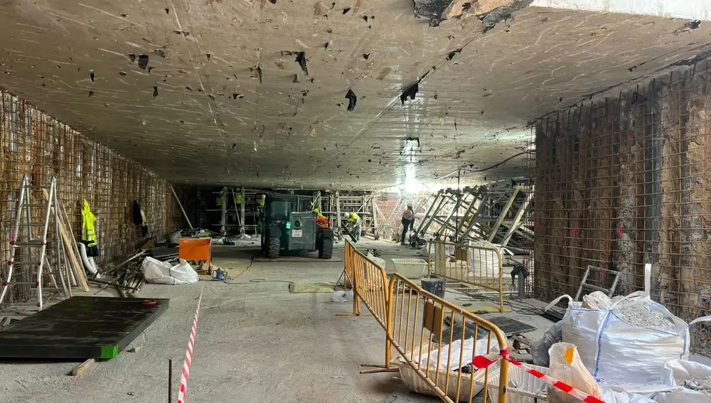 Obras de Metro en Menéndez Pelayo