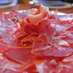 Un plato de jamón ibérico