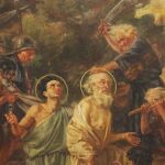 San Marcelino y San Pedro fueron decapitados durante el gobierno de Diocleciano