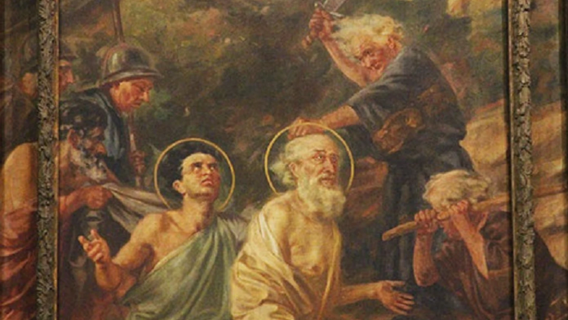 San Marcelino y San Pedro fueron decapitados durante el gobierno de Diocleciano