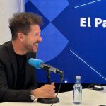 Simeone durante la entrevista