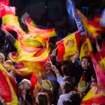 Ambiente sede del PP en noche electoral