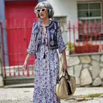 Carmen Gimeno con vestido de Zara.