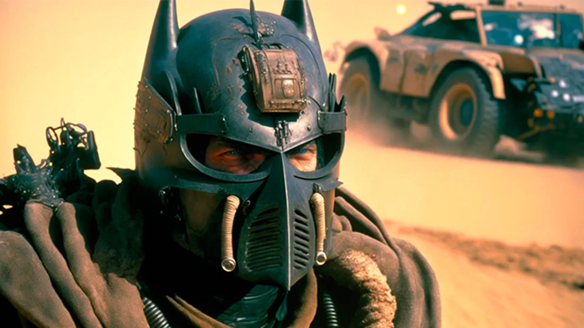 Una IA recrea el universo Batman ambientándolo en el de Mad Max: este es el resultado.