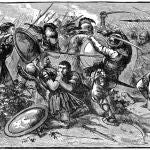 Ilustración de la batalla de Cunaxa