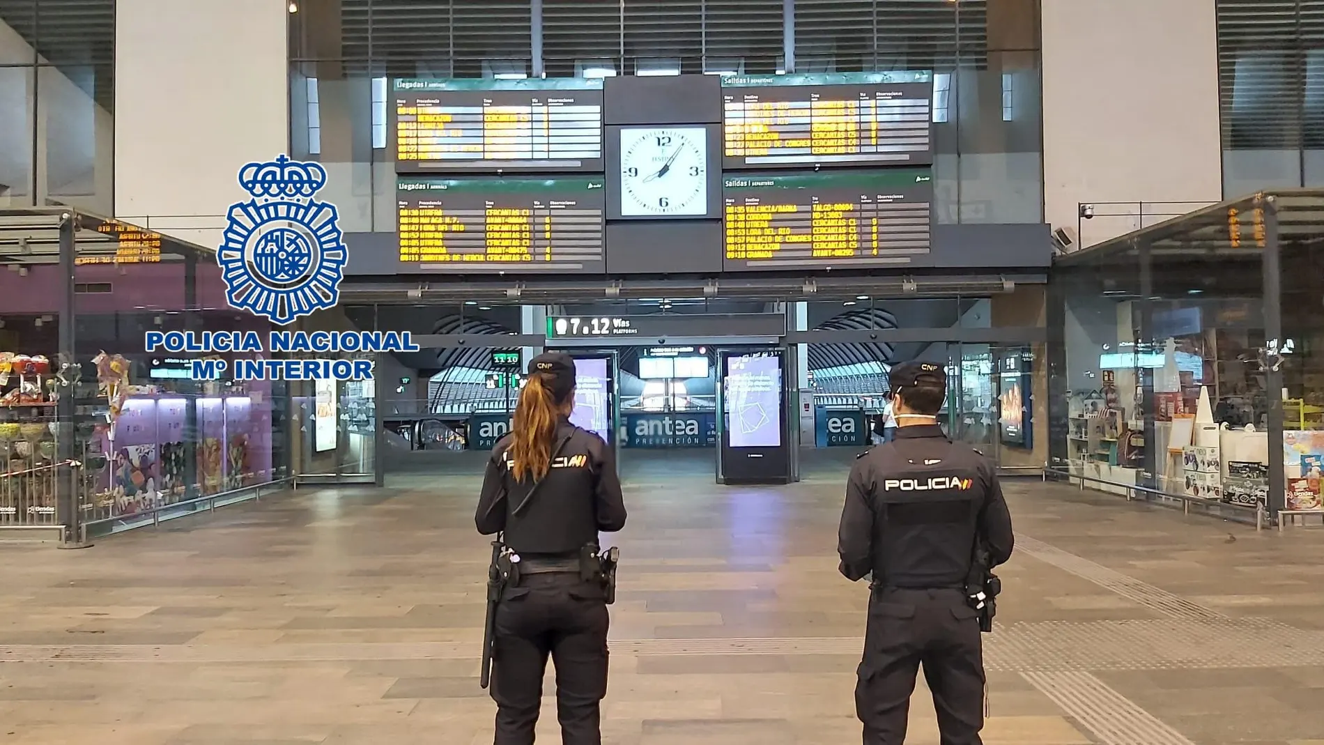 La Policía Nacional en Santa Justa