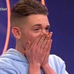 Luca conmocionado tras serle comunicada su expulsión de 'MasterChef'