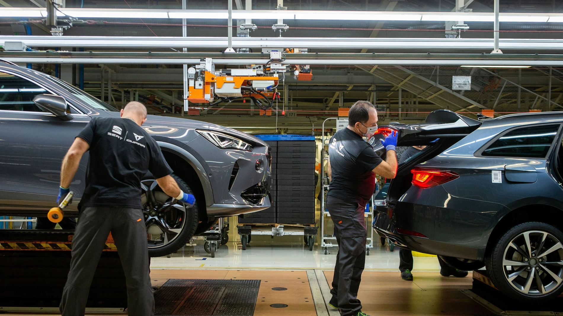 El sector del automóvil será uno de los que sufrirá más sobrecostes por la dependencia de materiales extracomunitarios. En la imagen, la planta de Seat en Martorell (Barcelona