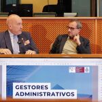 Fernando Santiago Ollero junto a Ibán García del Blanco y Aamaryllis Verhoeven
