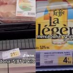 Estos son algunos de los precios que ha comparado la tiktoker