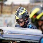 Incendio en la planta baja de un edificio en Usera