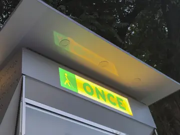 Imagen de archivo de un kiosko de la ONCE, donde se puede comprar el cupón diario Imagen de archivo de un kiosko de la ONCE, donde se puede comprar el cupón diario