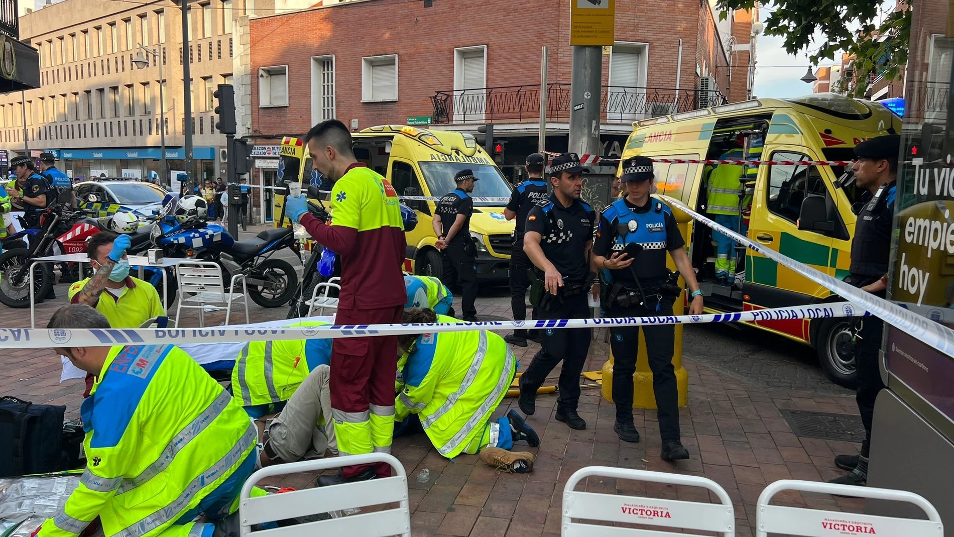 Muere el joven que perdió el control de su quad y arrolló a varias personas en Alcobendas