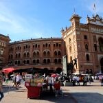 Exterior de la plaza de toros de Las Ventas, Madrid.
