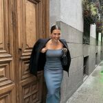 Alba Díaz con vestido de Zara.