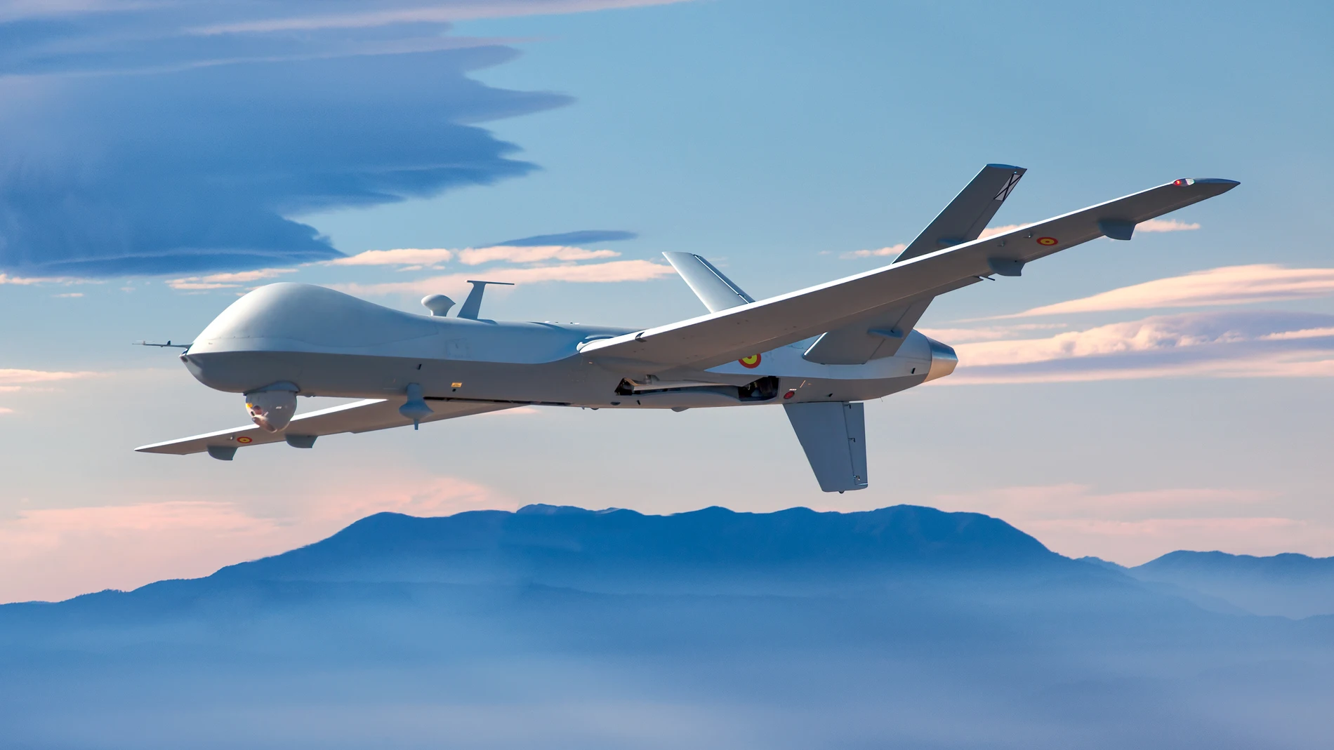 Imagen de un MQ-9 Predator B del Ejército del Aire
