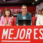 Pedro Sanchez en la Ejecutiva del PSOE en Ferraz. David Jar