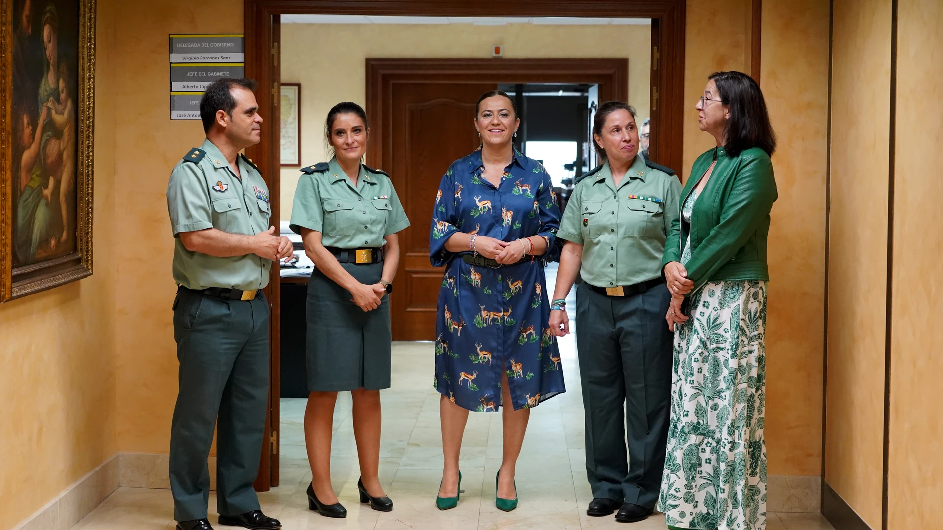 . La delegada del Gobierno en Castilla y León, Virginia Barcones, participa en los actos programados con motivo del 35º aniversario del acceso de la mujer a la Guardia Civil