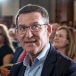 Núñez Feijóo interviene en la Junta Directiva del PP Regional en Santander