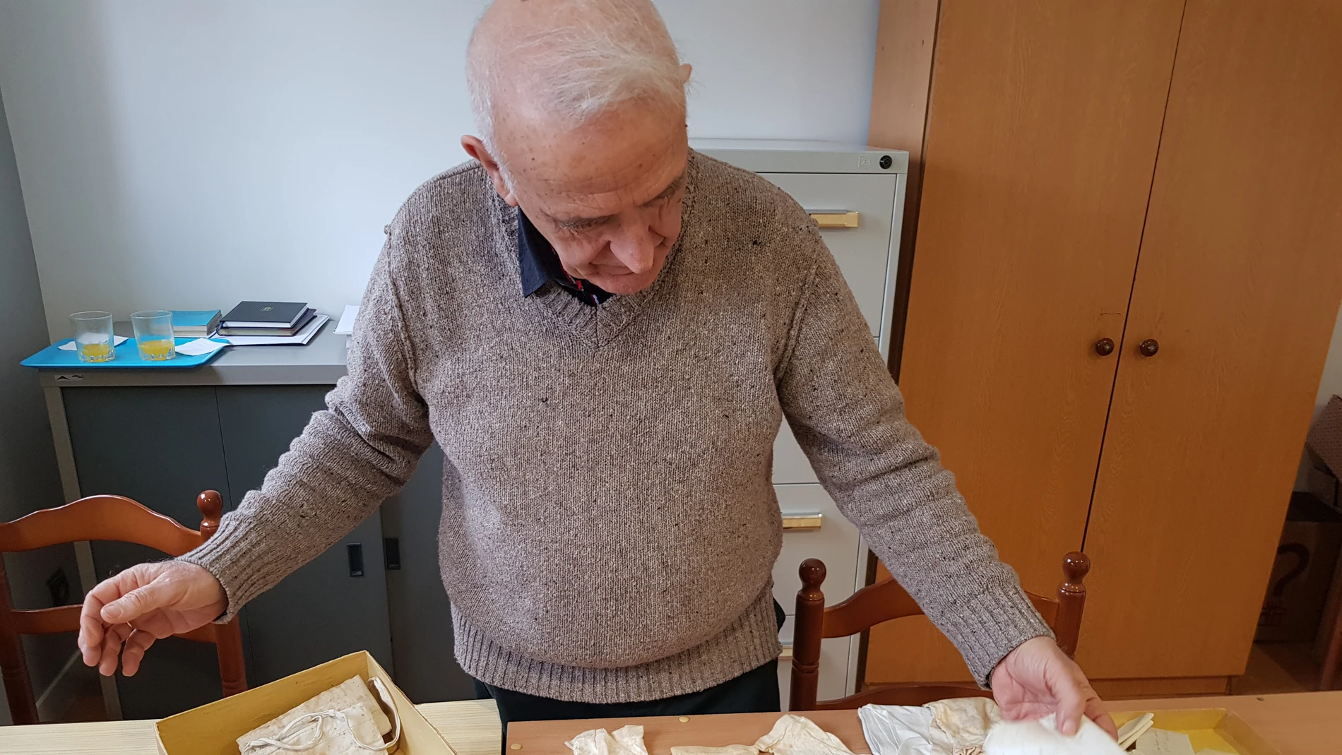 Javier Paredes, historiador, y los paños de Sor Patrocinio