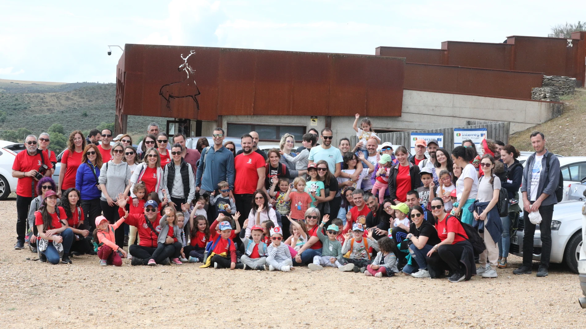 Visitantes al yacimiento salmantino Siega Verde