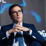 El presidente de la CEOE, Antonio Garamendi, interviene durante el encuentro de Europa Press, ‘Global Trends 2023í, en el Auditorio El Beatriz de Madrid, a 13 de junio de 2023, en Madrid (España). El encuentro ha sido organizado por Europa Press y por la Cámara de Comercio de Estados Unidos en España (AmChamSpain). 13 JUNIO 2023;EUROPA PRESS;GLOBAL TRENS;2023