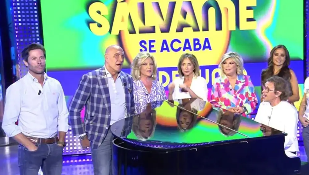 Parte de los colaboradores de 'Sálvame'