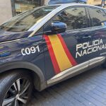 Un coche patrulla de la Policía Nacional